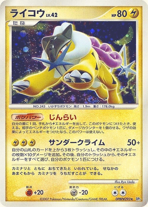 Carte Raikou — Shining Darkness