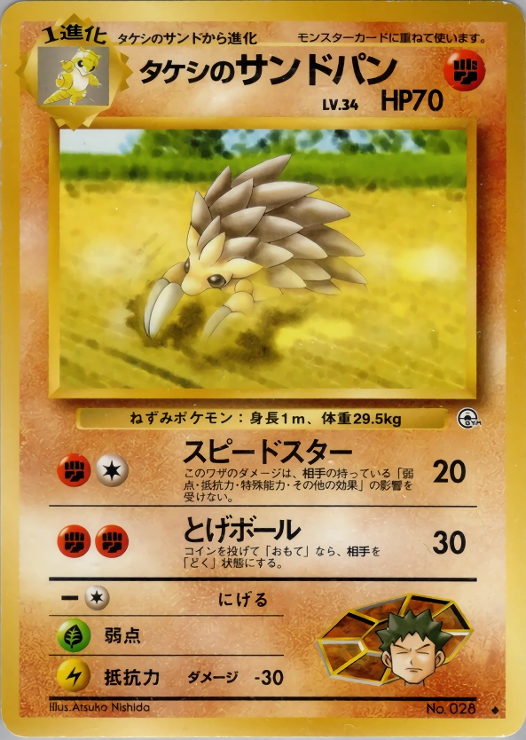 Carte Brock's Sandslash — Leaders Stadium