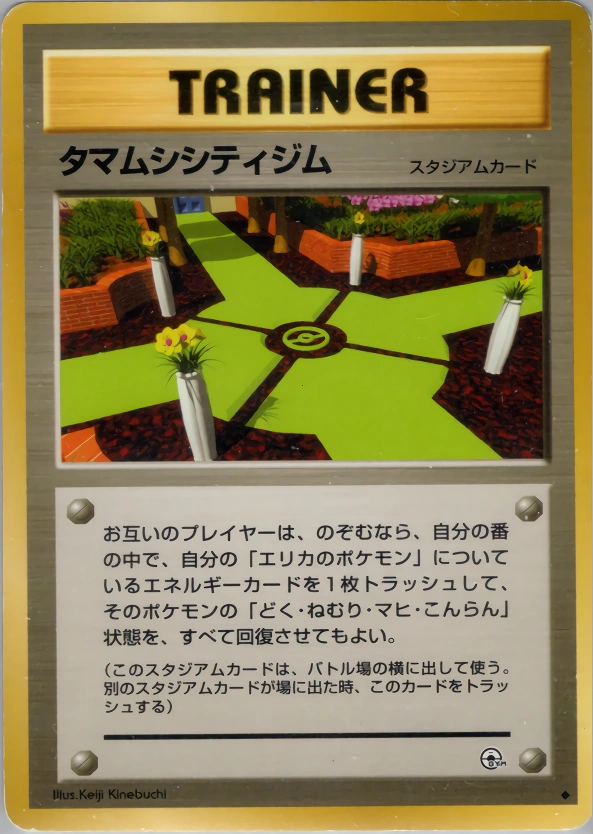 Carte Celadon City Gym — Leaders Stadium