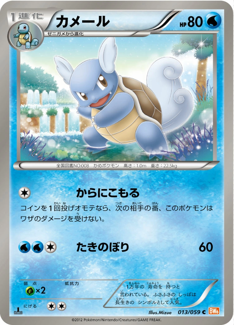 Carte Wartortle — Cold Flare