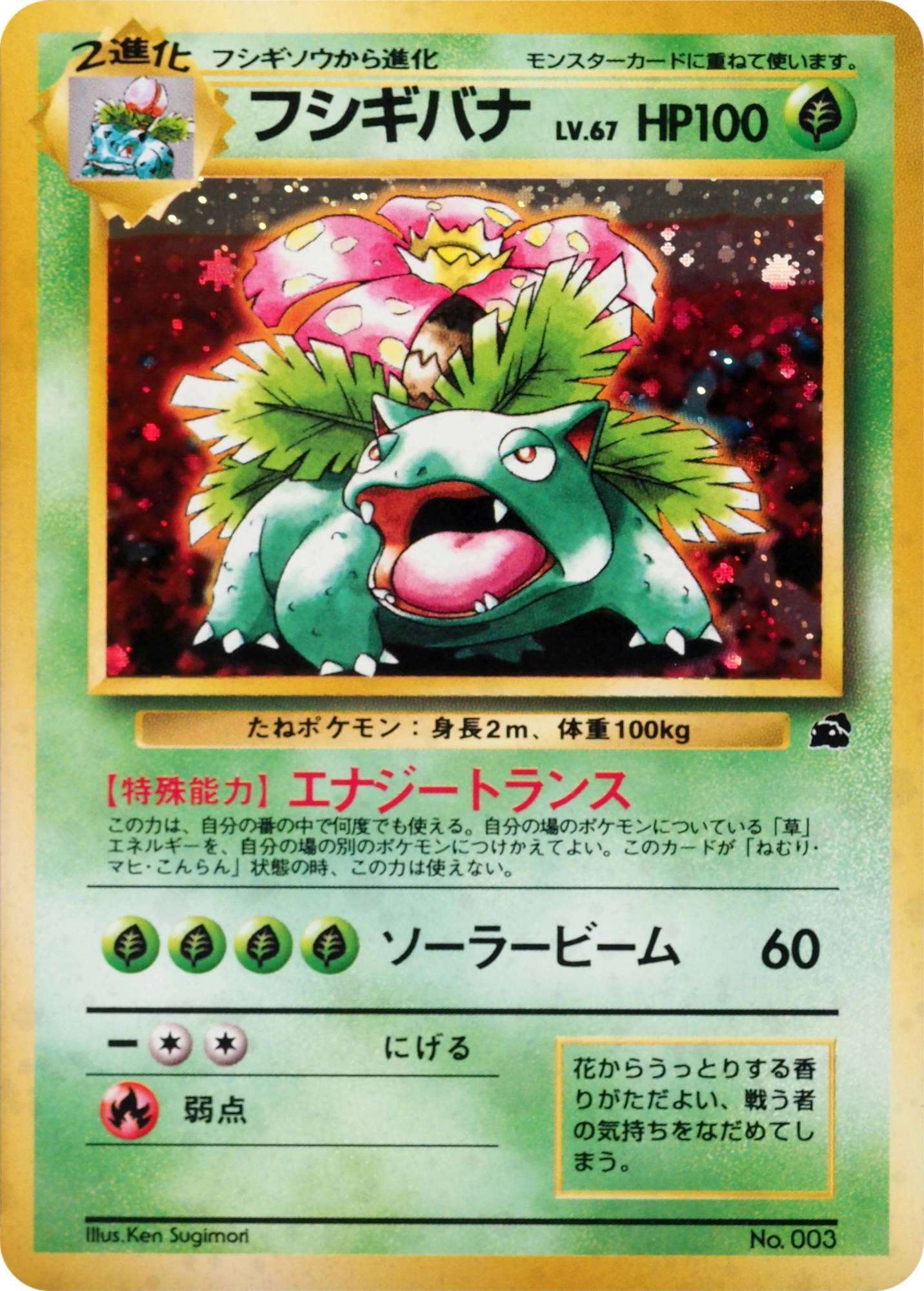 Carte Venusaur — Intro Pack Bulbasaur