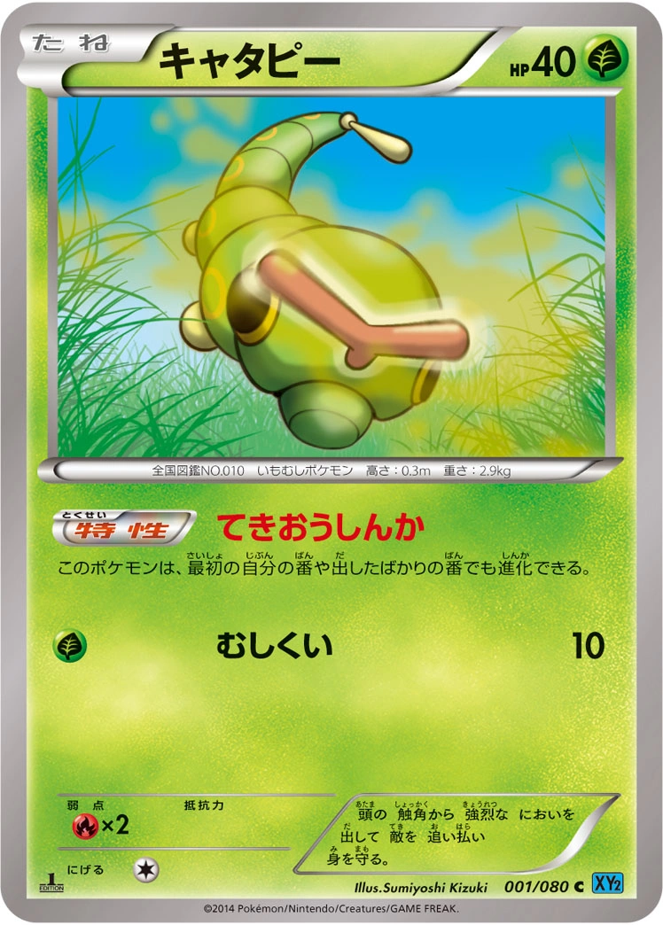 Carte Caterpie — Wild Blaze