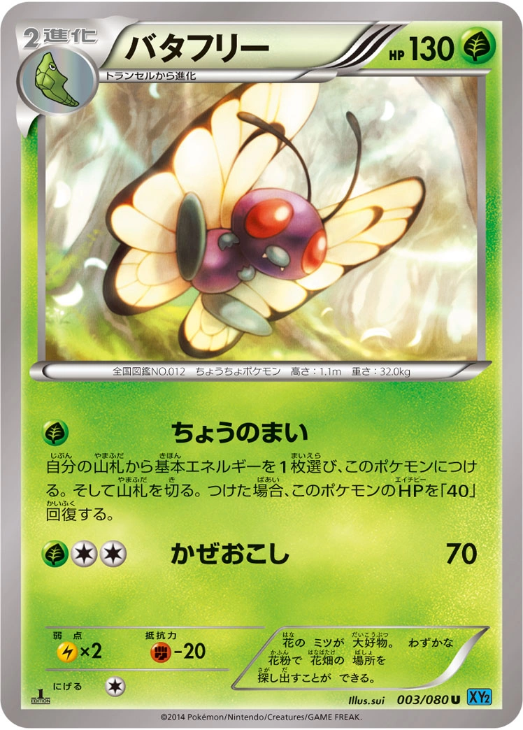 Carte Butterfree — Wild Blaze