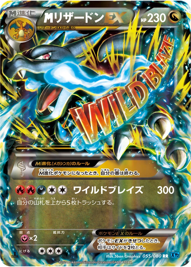 Carte MDracaufeu EX — Wild Blaze
