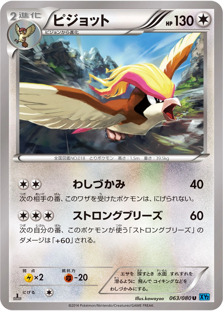 Carte Pidgeot — Wild Blaze