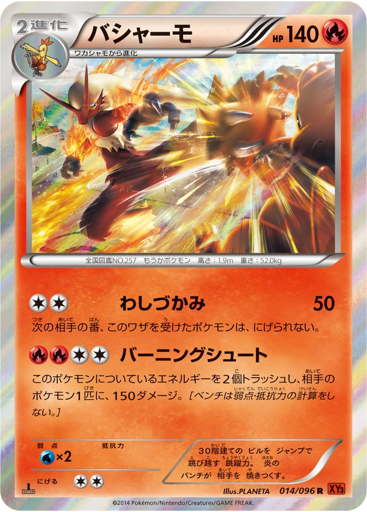 Carte Blaziken — Rising Fist