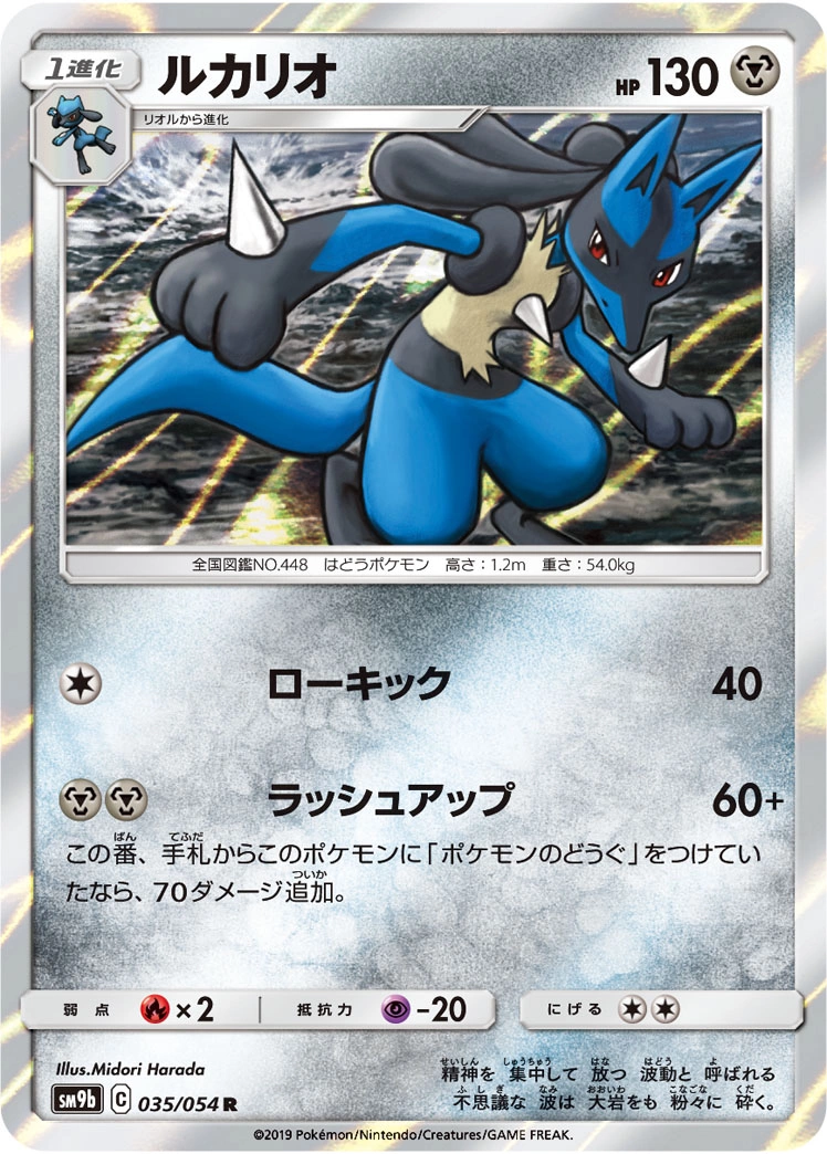Carte Lucario — Full Metal Wall
