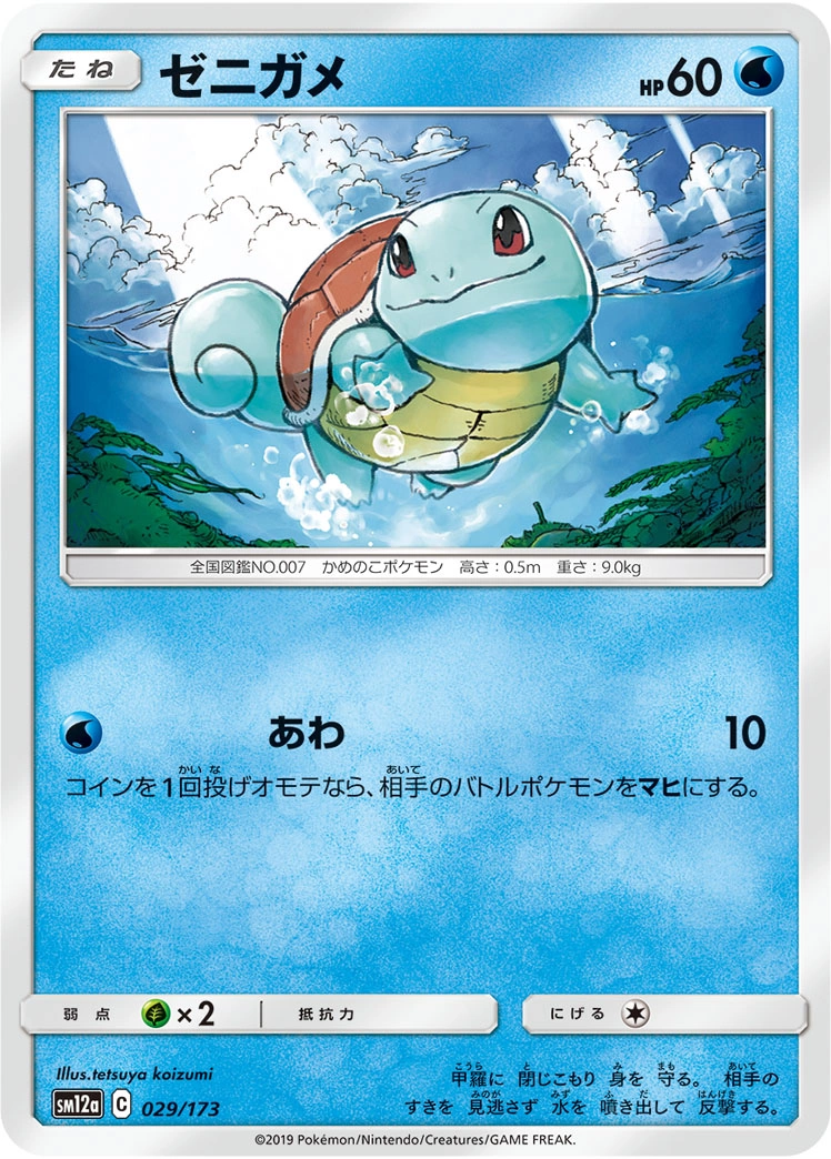 Carte Squirtle — Tag All Stars