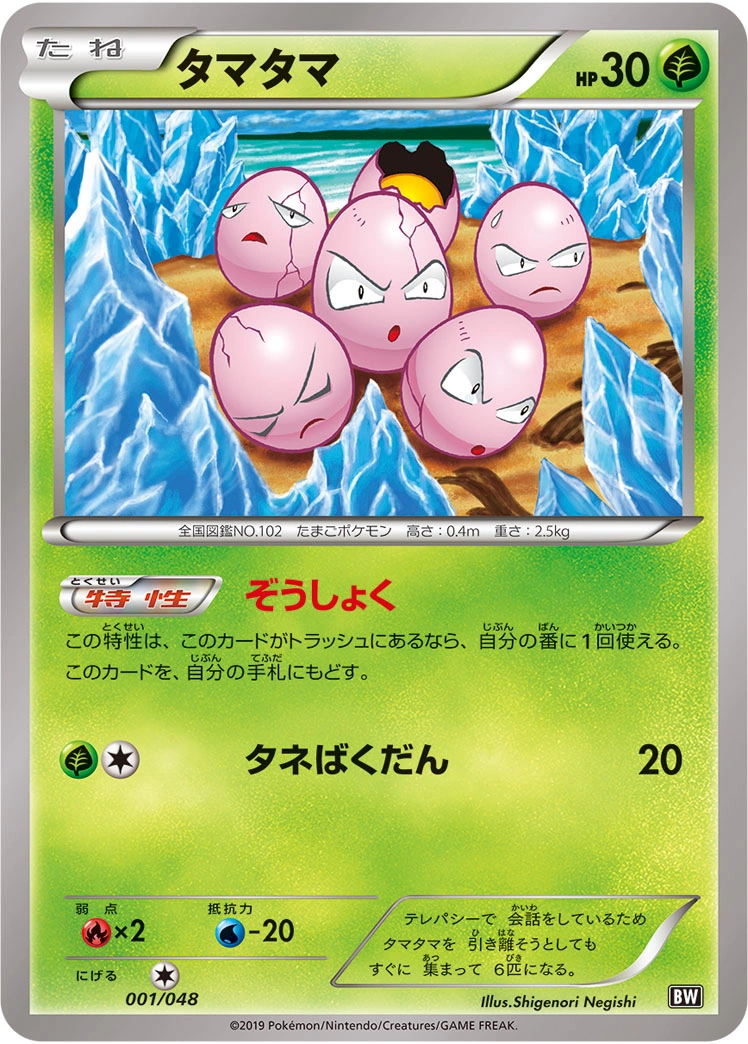 Carte Exeggcute — Extra Regulation Box