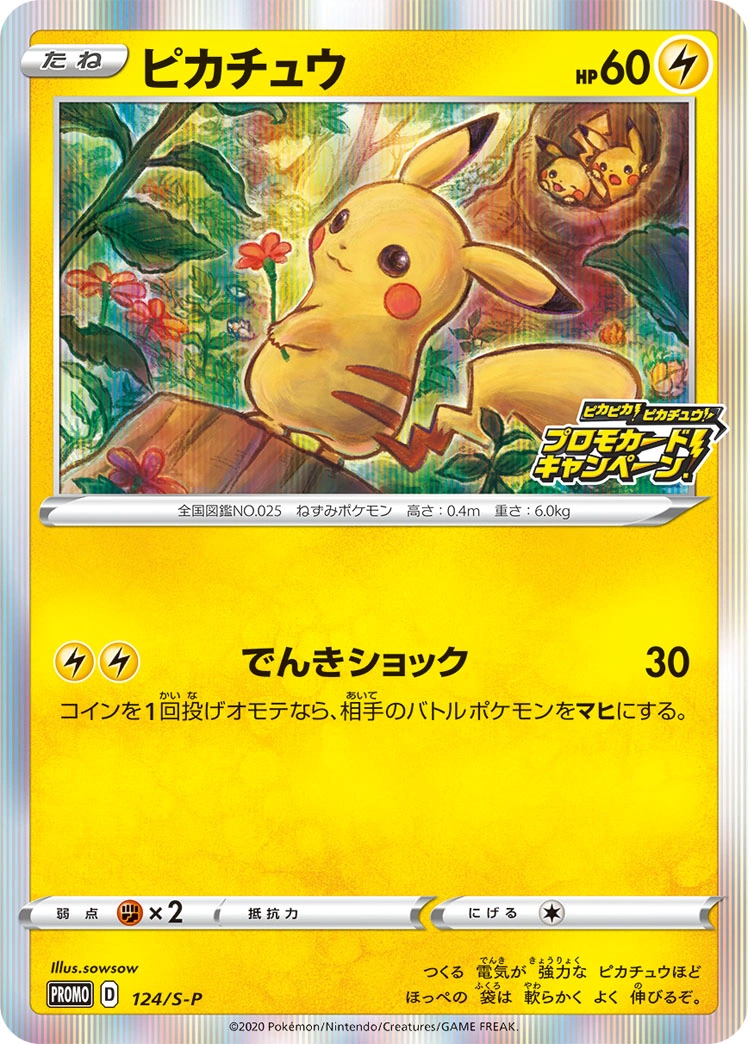 Carte Pikachu — Sword Shield Promos
