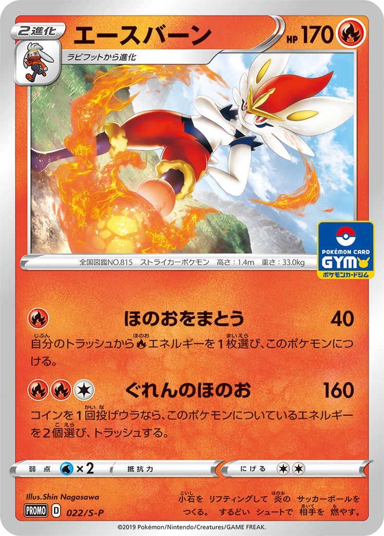 Carte Cinderace — Sword Shield Promos