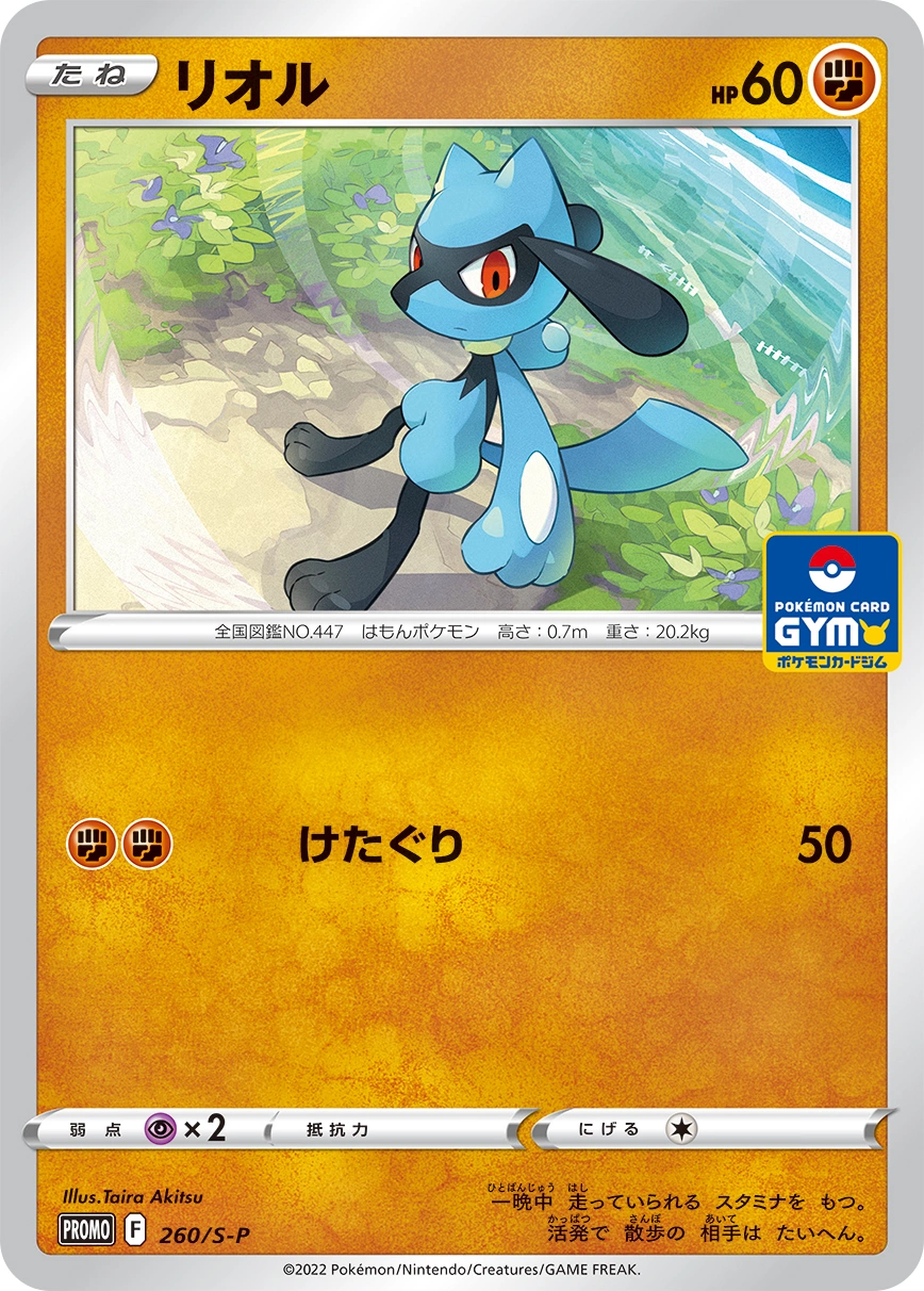 Carte Riolu — Sword Shield Promos