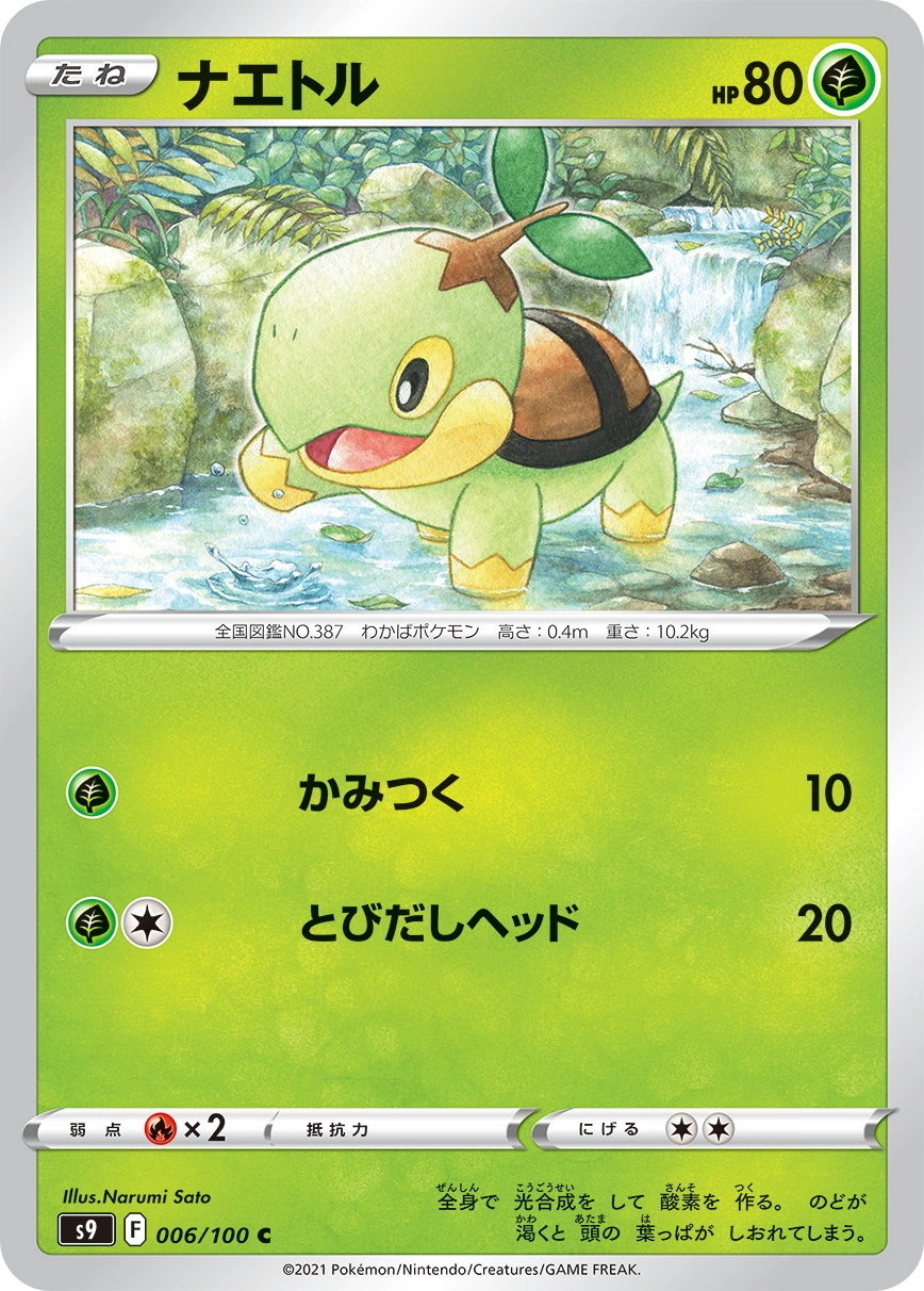 Carte Turtwig — Star Birth