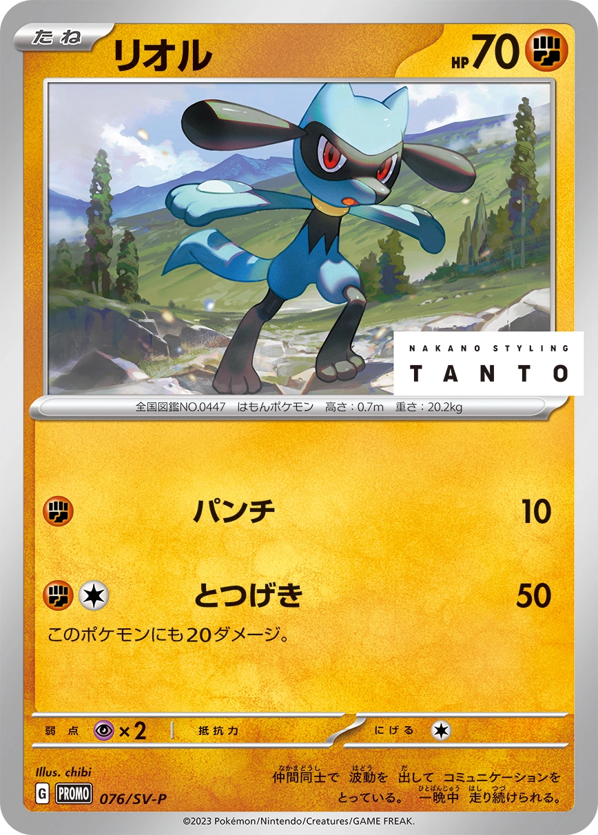 Carte Riolu — Scarlet Violet Promos