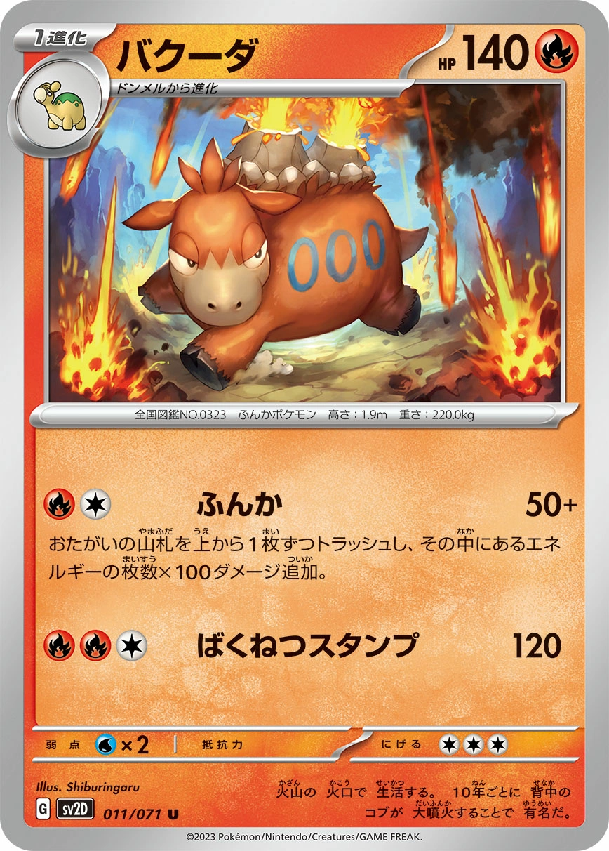 Carte Camerupt — Clay Burst