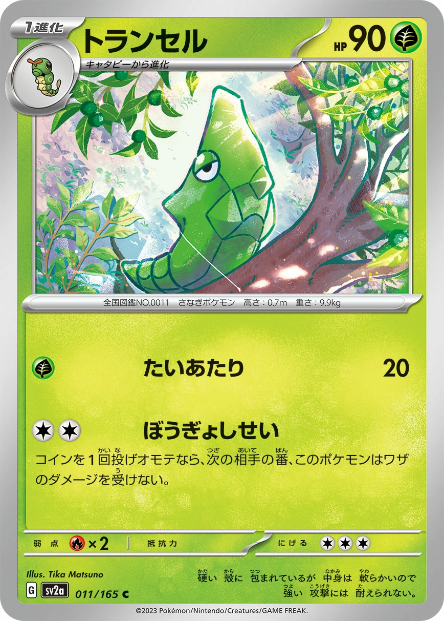 Carte Metapod — Pokemon Card 151