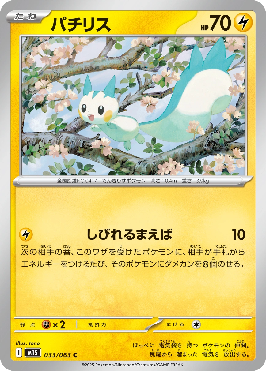 Carte Pachirisu — Mega Symphonia