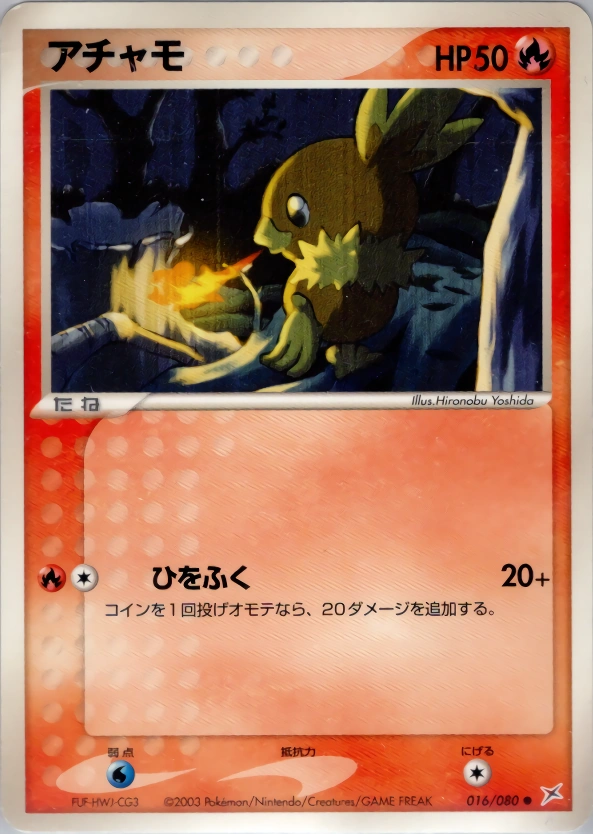 Carte Torchic — Magma VS Aqua Two Ambitions