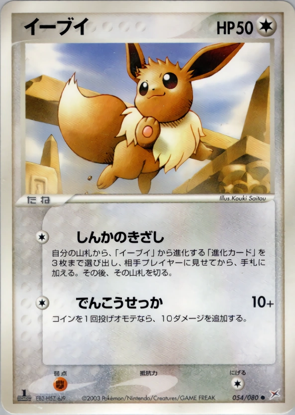 Carte Eevee — Magma VS Aqua Two Ambitions