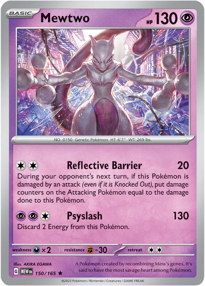 Carte Mewtwo — 151
