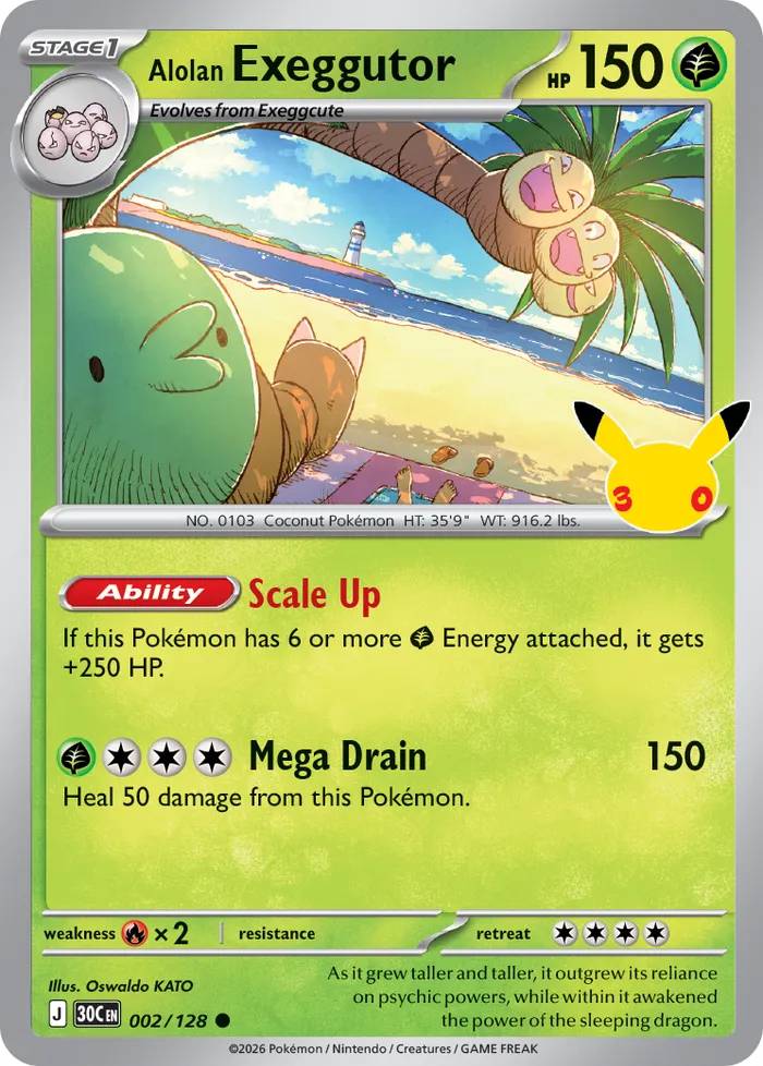Carte Noadkoko d'Alola — 30th Celebration JP