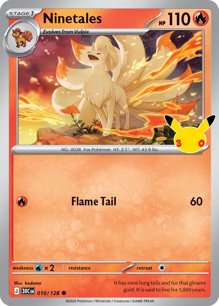 Carte Ninetales — 30th Celebration