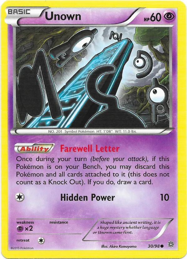 Carte Unown — Ancient Origins