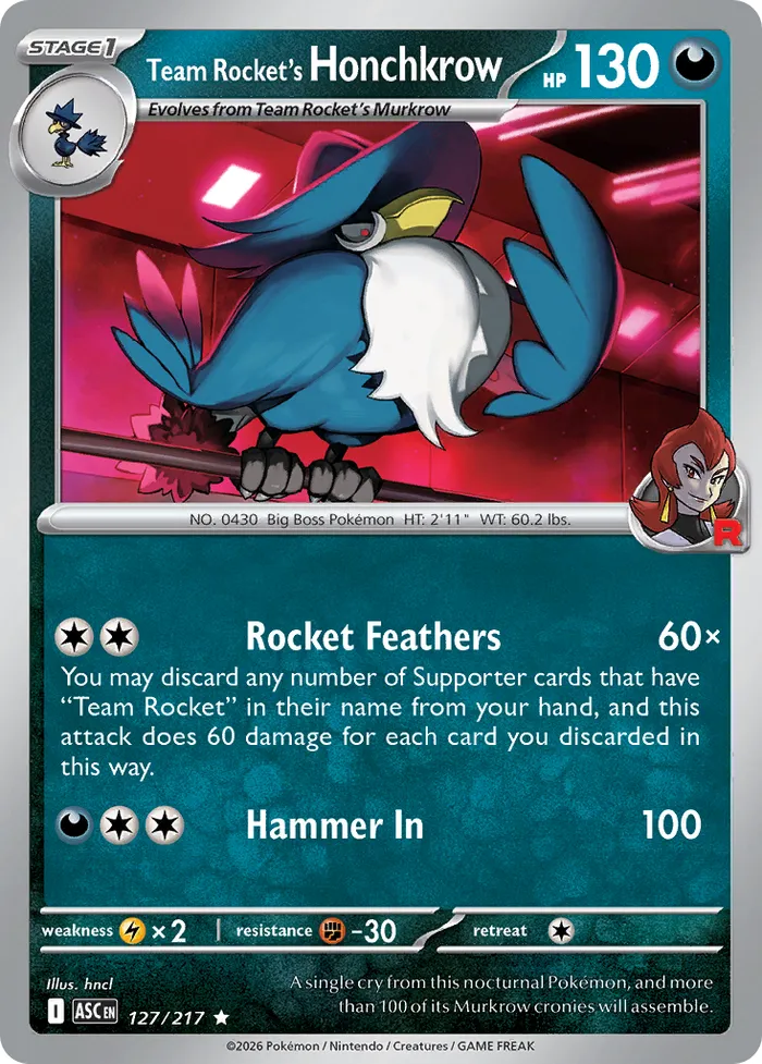 Carte Corboss de la Team Rocket — Ascended Heroes Additionals