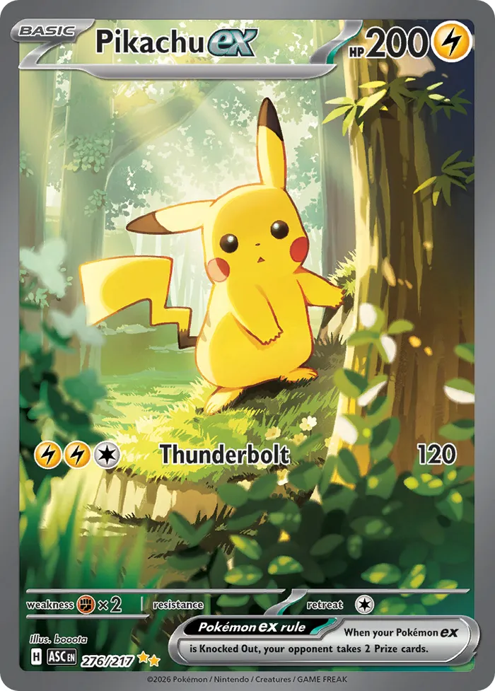 Carte Pikachu ex — Ascended Heroes Additionals