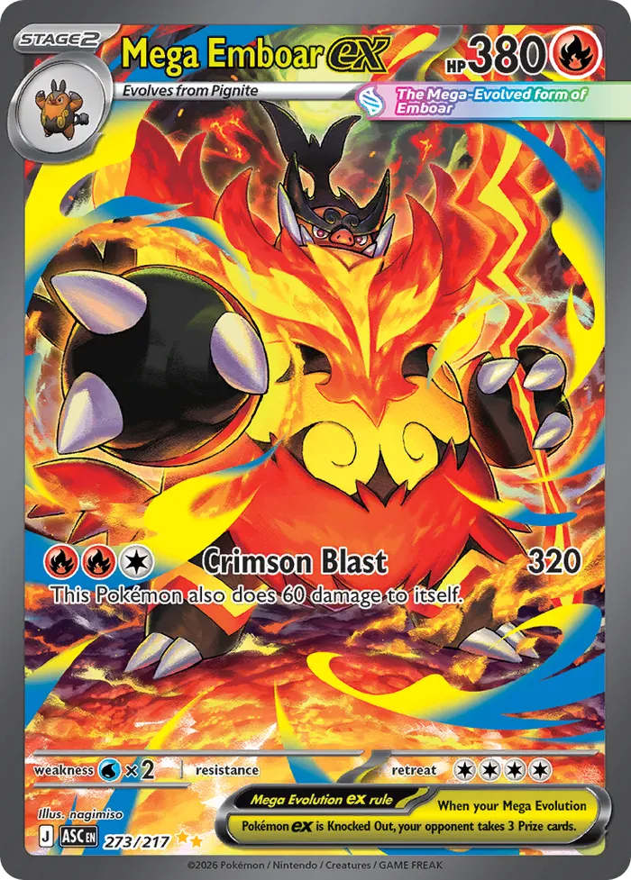 Carte Mega Roitiflam ex — Ascended Heroes