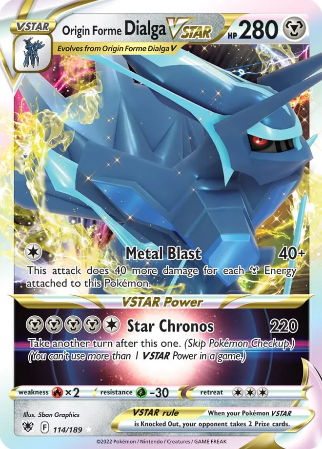 Carte Dialga Originel VSTAR — Astral Radiance