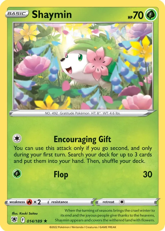Carte Shaymin — Astral Radiance