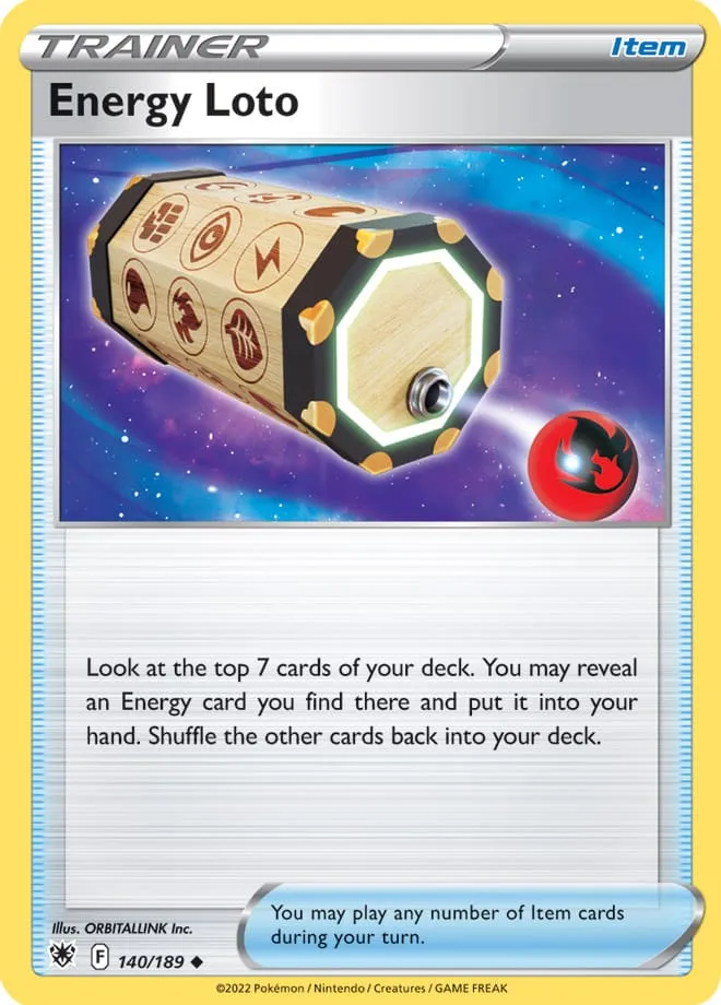Carte Loterie d'Énergie — Astral Radiance