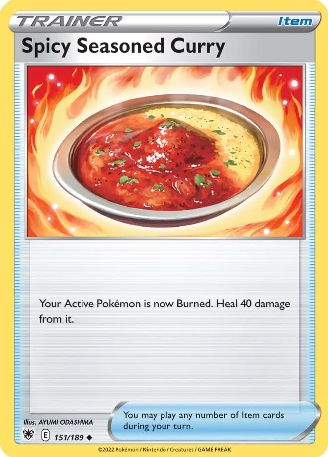 Carte Curry Épicé aux Piments — Astral Radiance