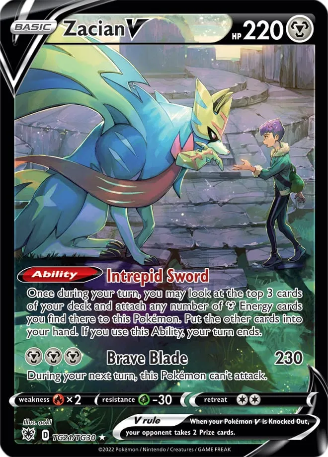 Carte Zacian V — Astral Radiance