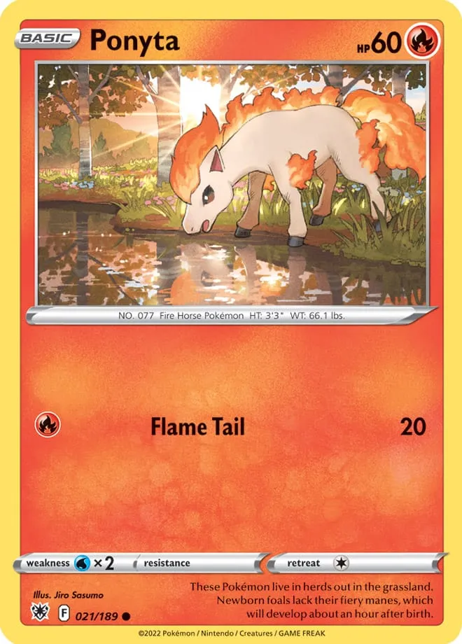 Carte Ponyta — Astral Radiance