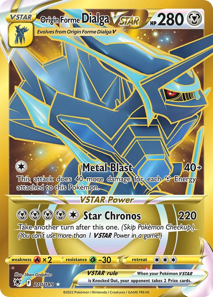 Carte Dialga Originel VSTAR — Astral Radiance