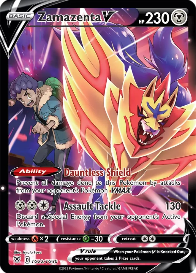 Carte Zamazenta V — Astral Radiance