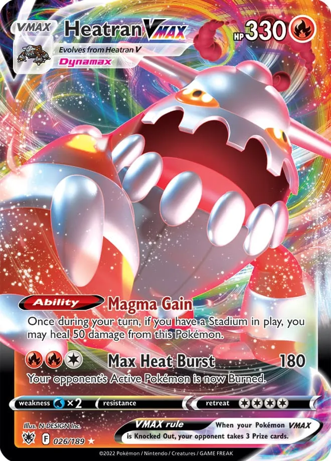 Carte Heatran VMAX — Astral Radiance
