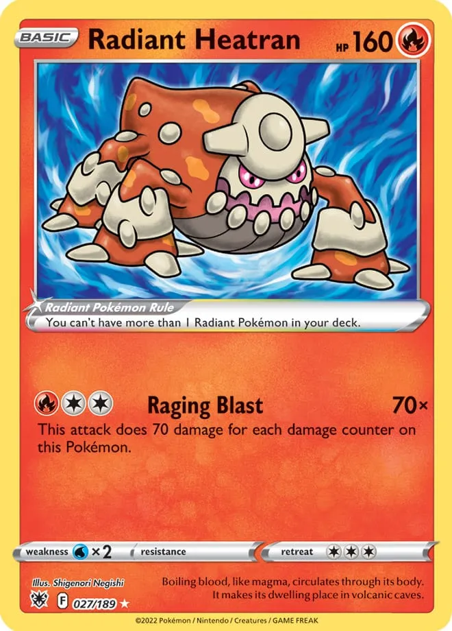 Carte Heatran Radieux — Astral Radiance