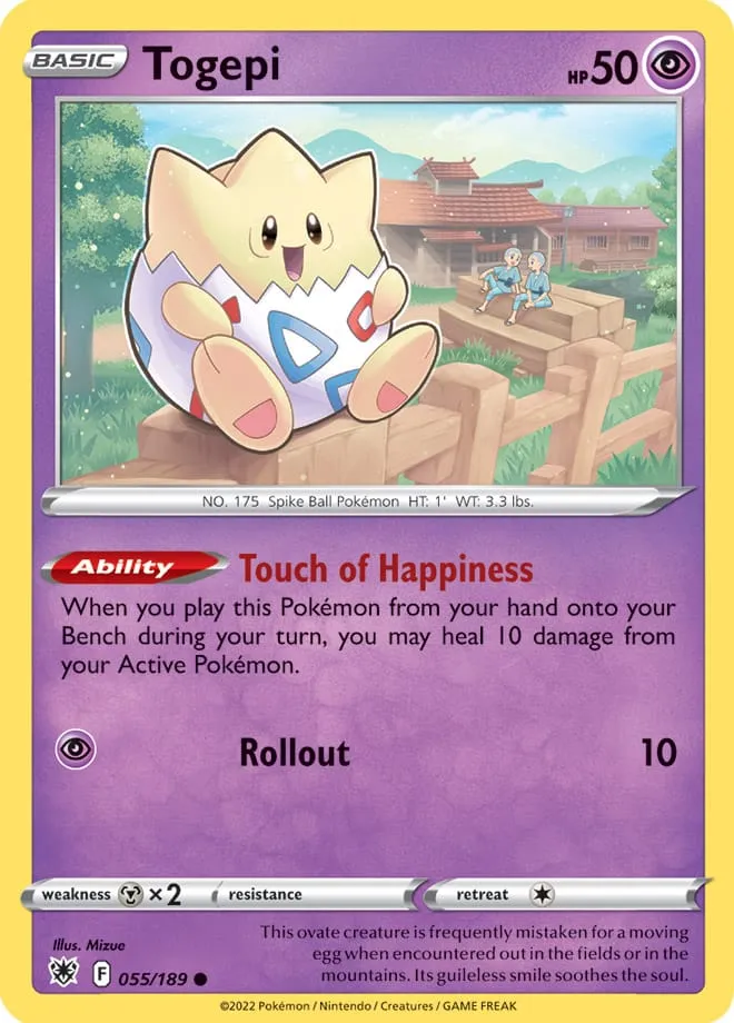Carte Togepi — Astral Radiance