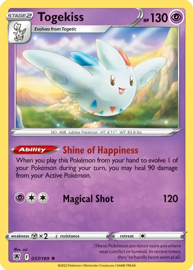 Carte Togekiss — Astral Radiance