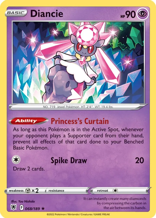 Carte Diancie — Astral Radiance
