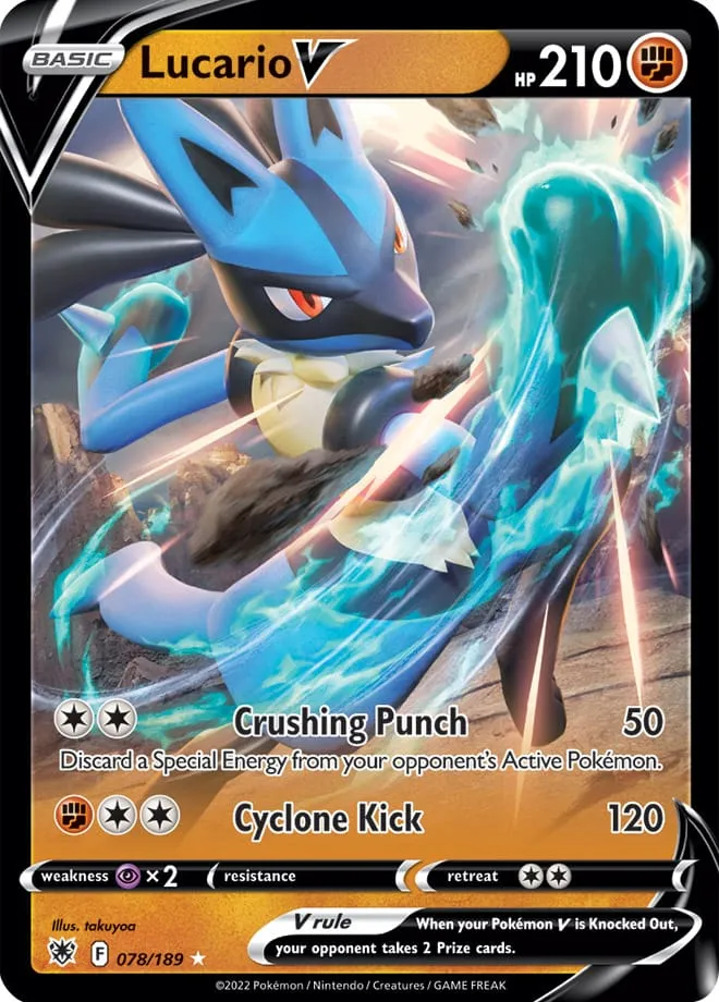 Carte Lucario V — Astral Radiance