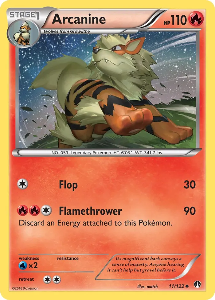 Carte Arcanine — BREAKpoint