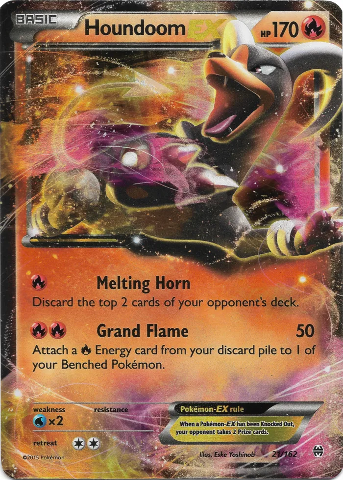 Carte Houndoom EX — BREAKthrough