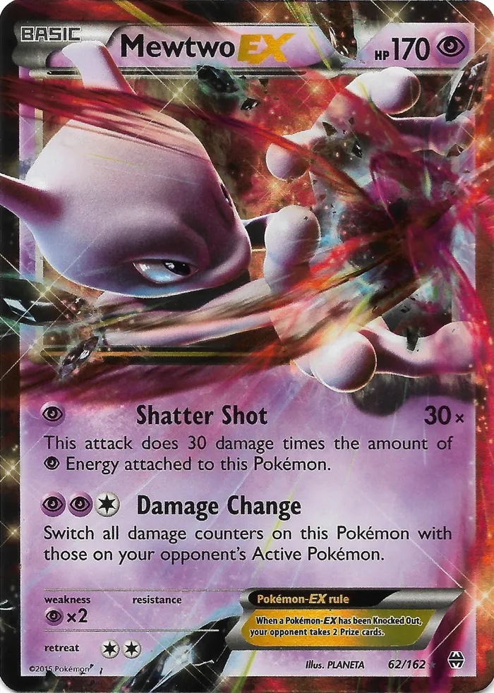 Carte Mewtwo-EX — BREAKthrough