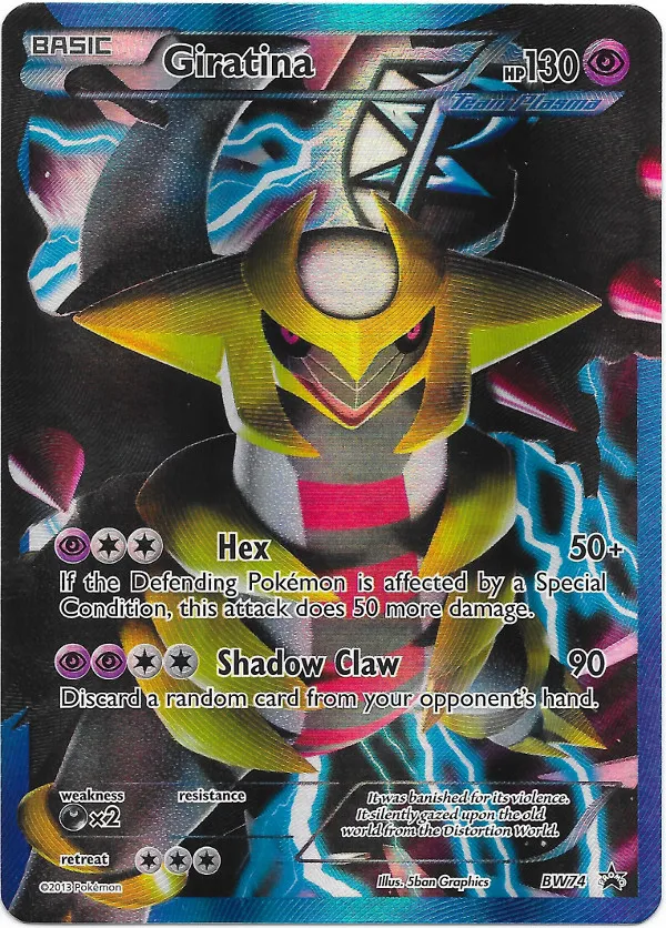 Carte Giratina — BW Black Star Promos
