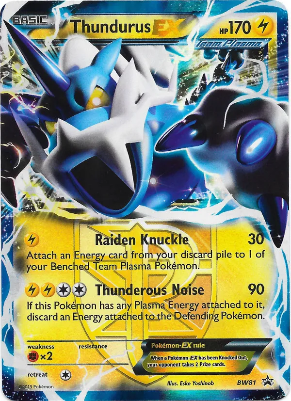 Carte Fulguris EX — BW Black Star Promos