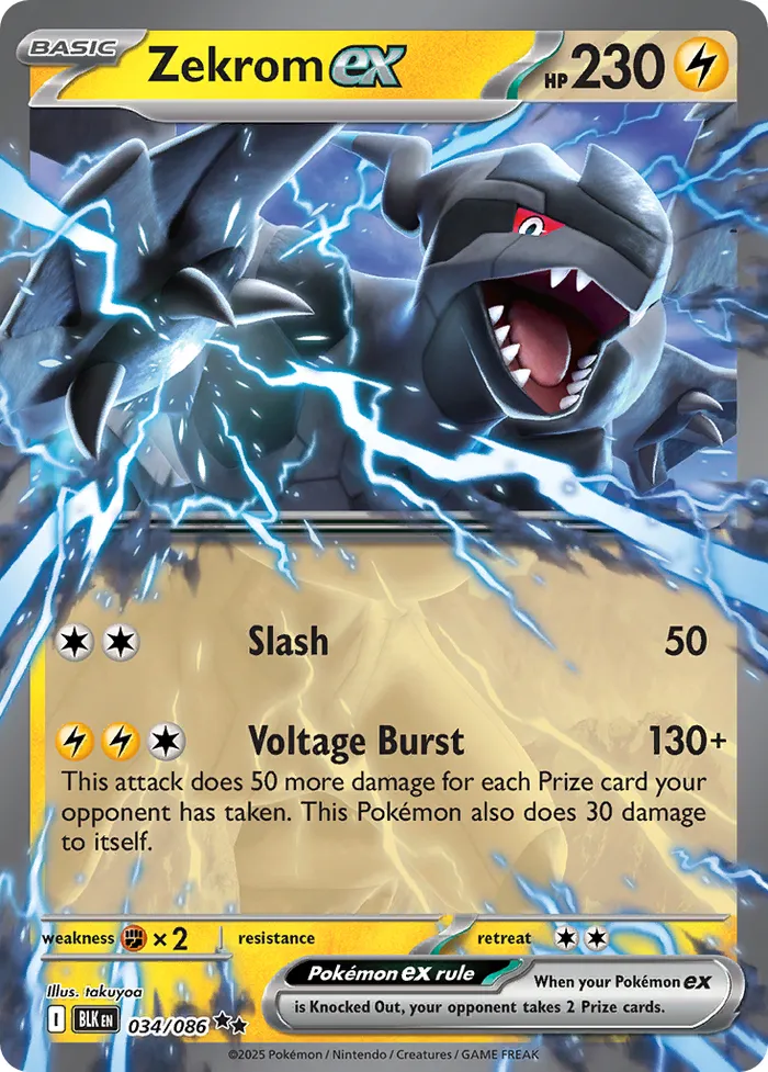 Carte Zekrom ex — Black Bolt Additionals